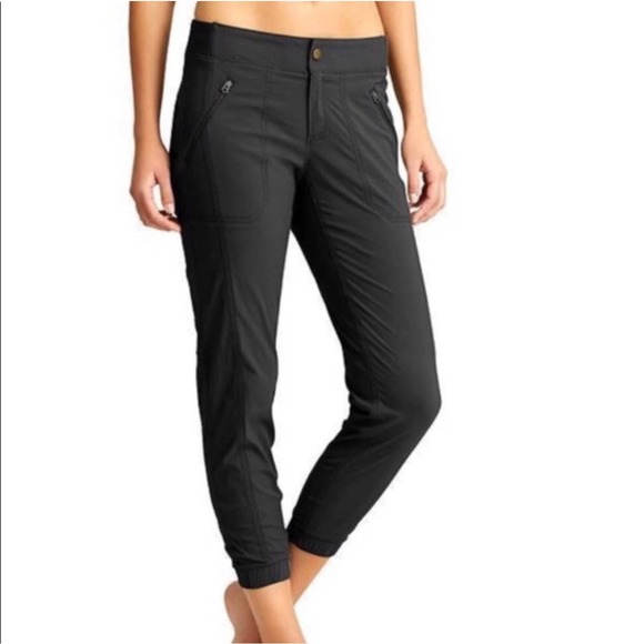 Athleta Pants - Athleta Black Trekkie Cropped Joggers 438906